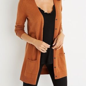 Boyfriend button front cardigan